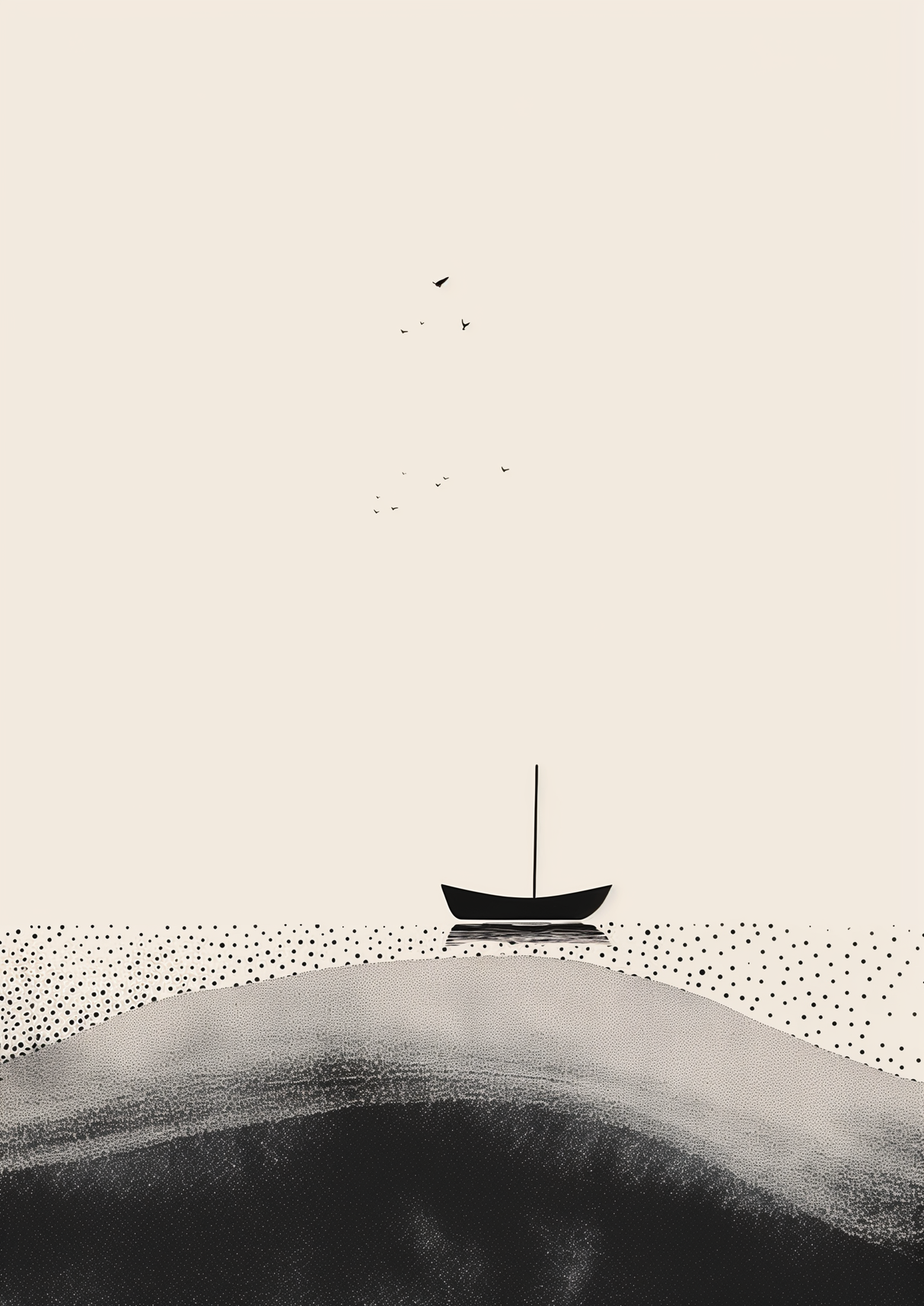 Low Horizon Water Poster