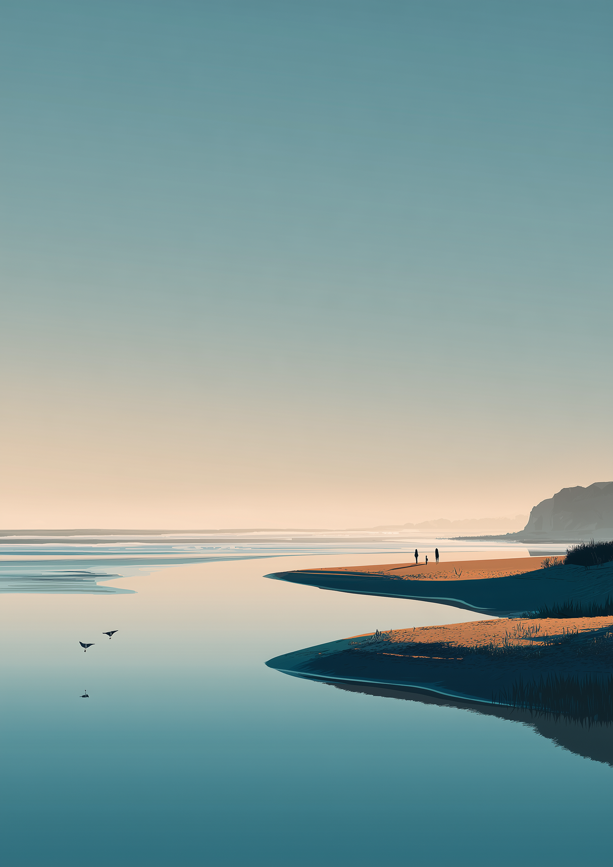 Minimal Coast Poster