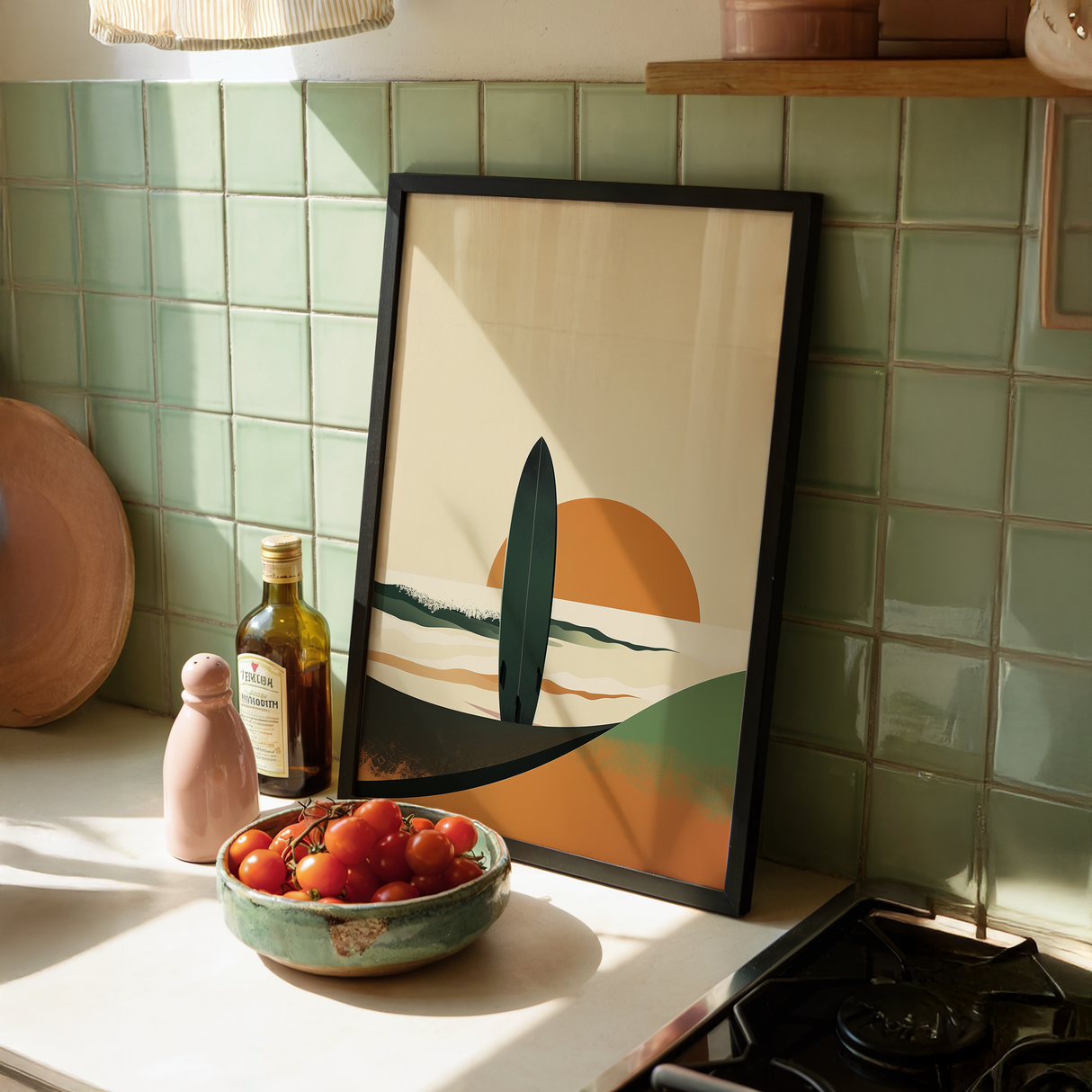 Morning Offshore Poster