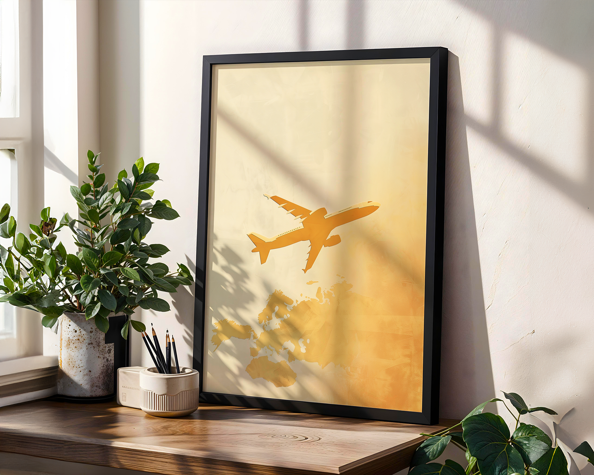 Morning Takeoff Poster