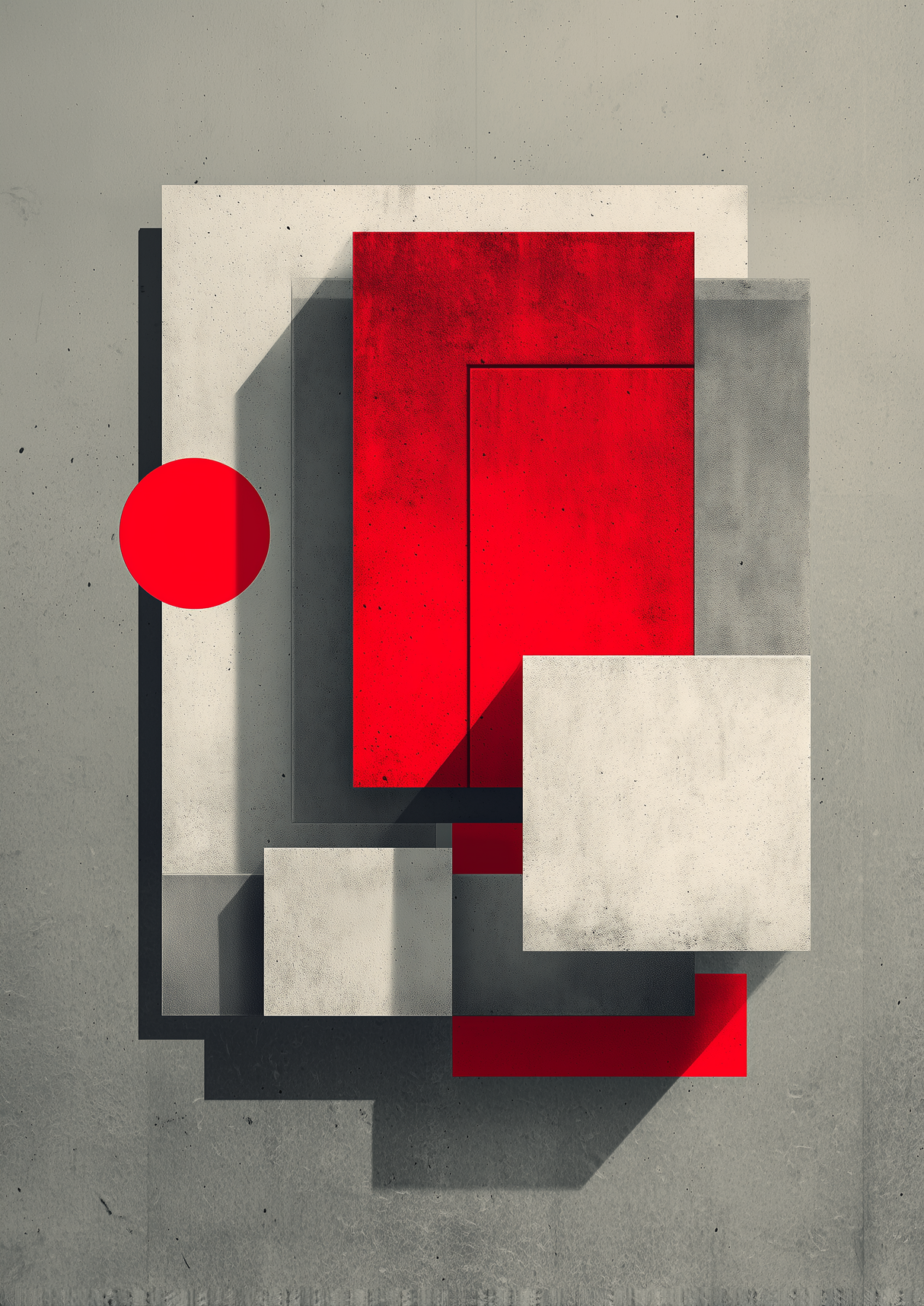 Neutral Block Poster