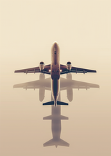 Pale Horizon Flight Poster