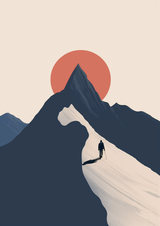 Pale Mountains Poster