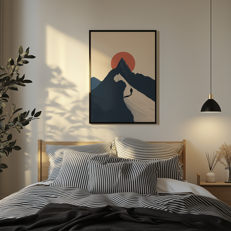 Pale Mountains Poster