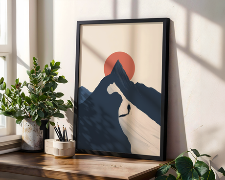 Pale Mountains Poster