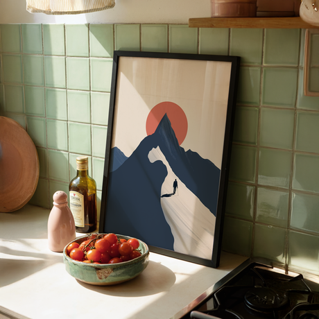Pale Mountains Poster