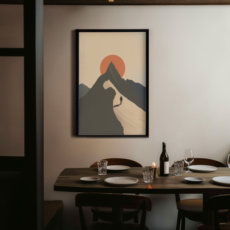 Pale Mountains Poster