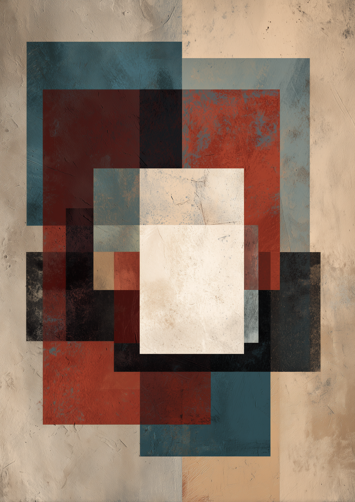 Rectilinear Calm Poster
