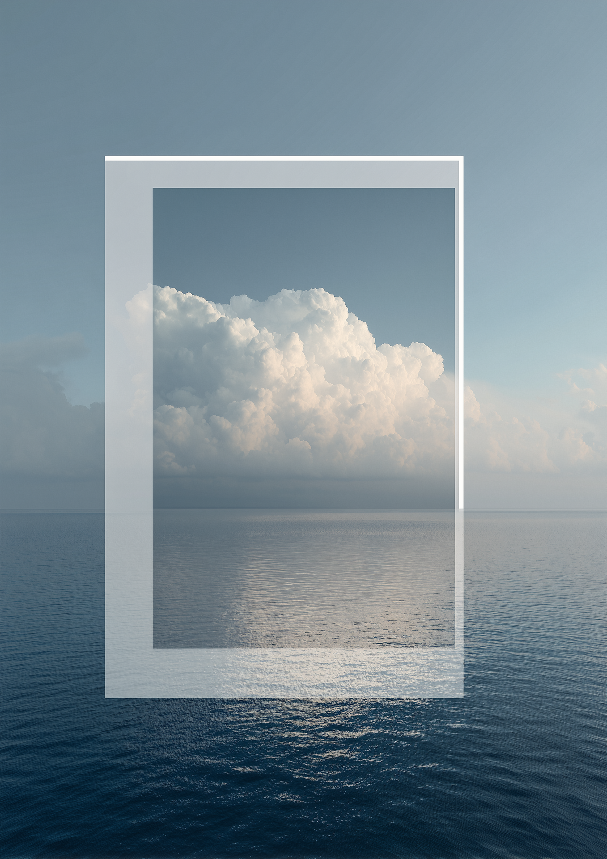 Reduced Blue Poster