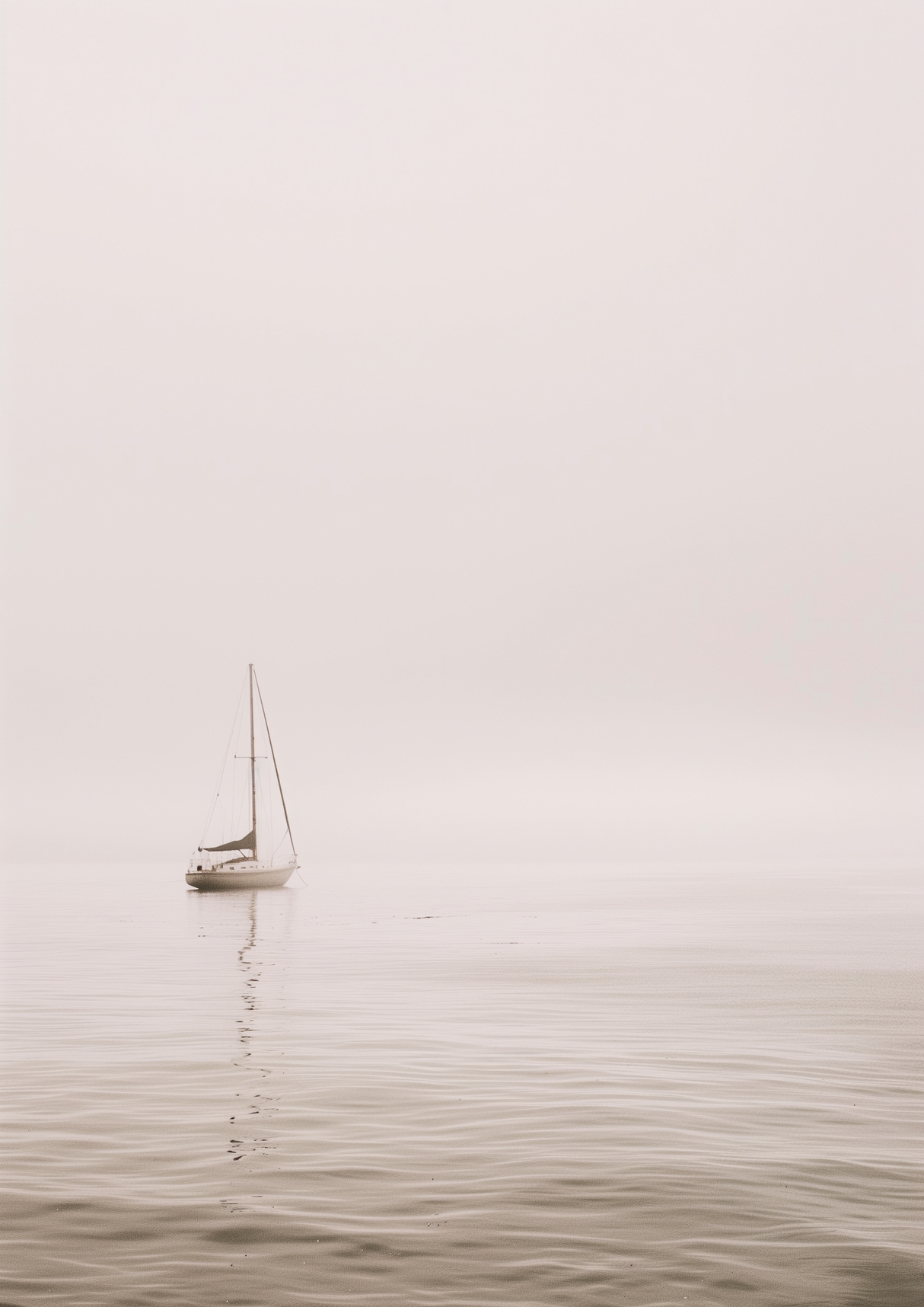 Slow Wake Line Poster