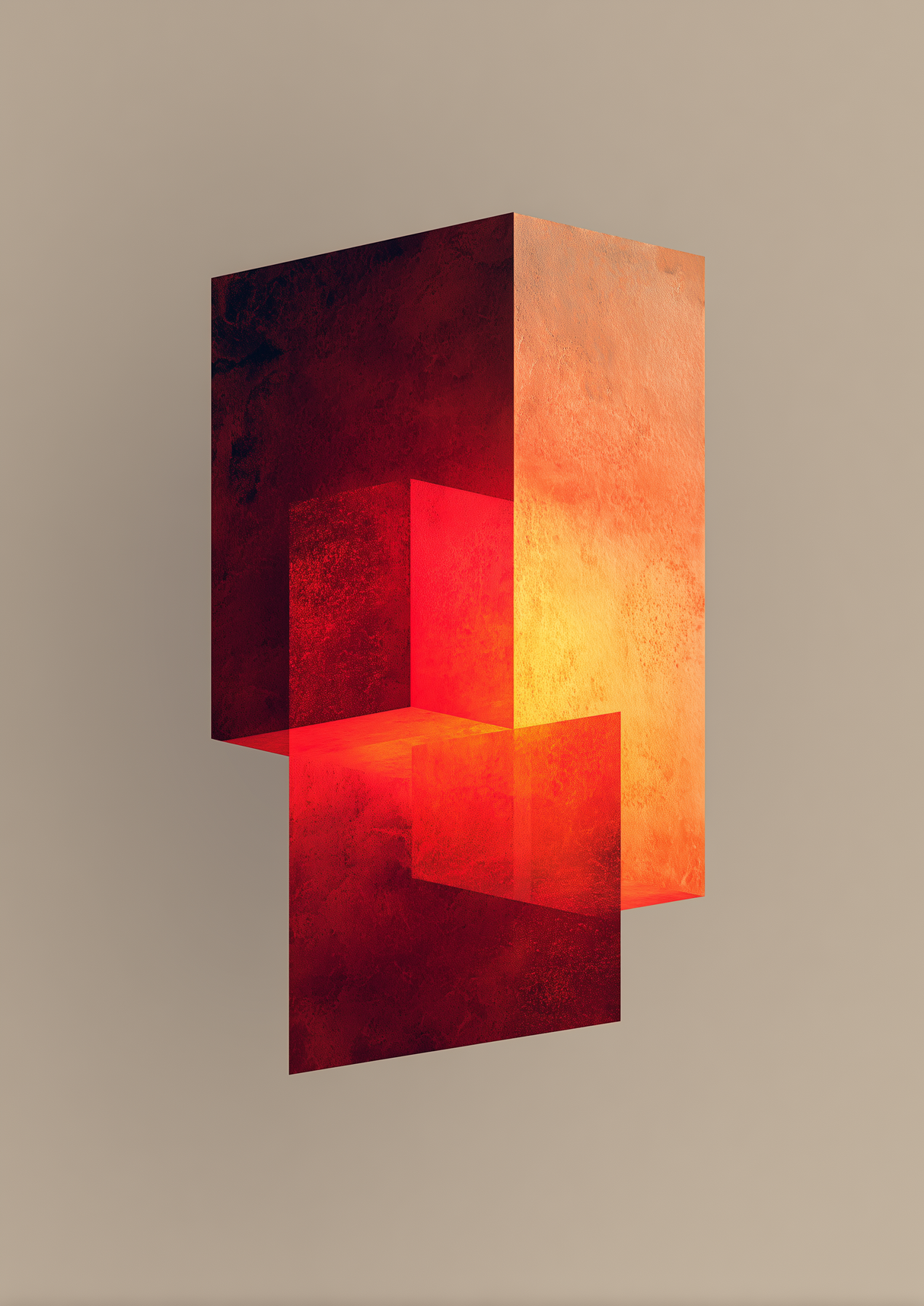 Soft Block Poster
