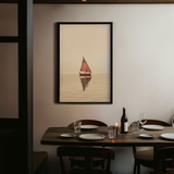 Soft Horizon Sea Poster
