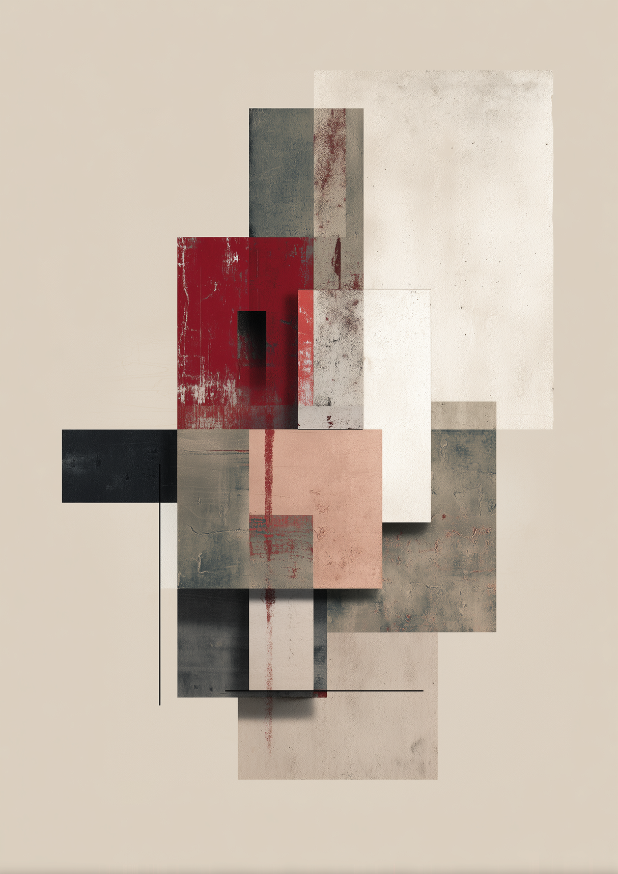 Square Study I Poster