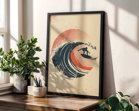Sunset Paddle Poster