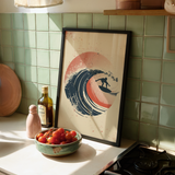 Sunset Paddle Poster