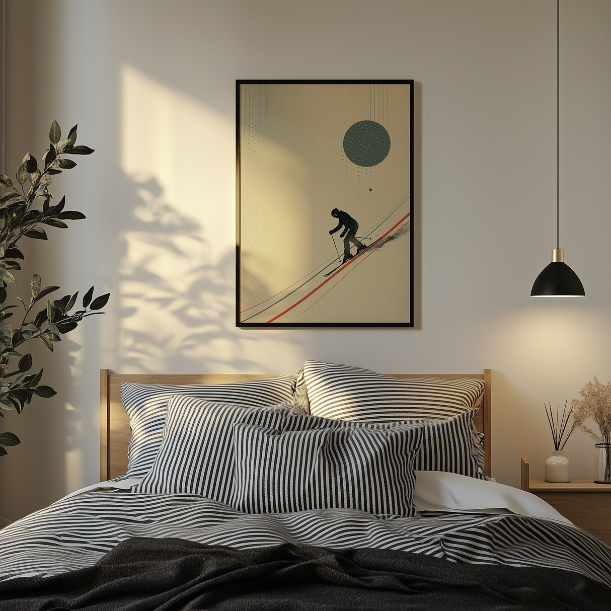White Descent Poster